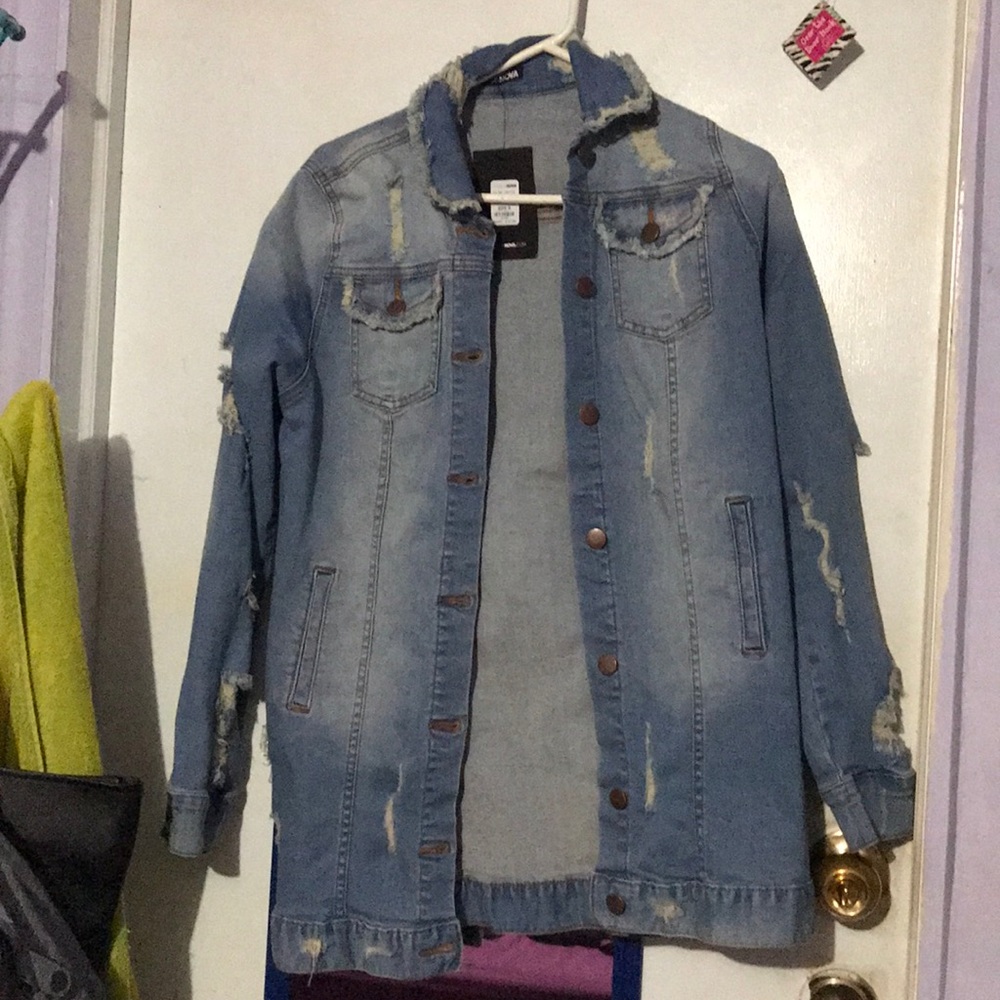 Fashionnova long jean jacket